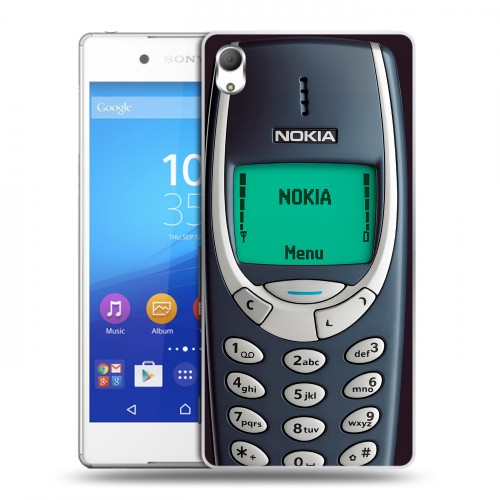 Дизайнерский пластиковый чехол для Sony Xperia Z3+ Старый телефон