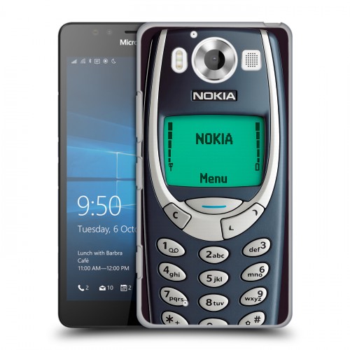 Дизайнерский пластиковый чехол для Microsoft Lumia 950 Старый телефон