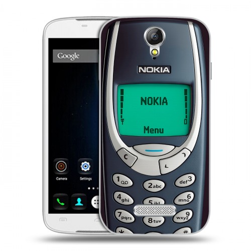 Дизайнерский силиконовый чехол для Doogee X6 Старый телефон