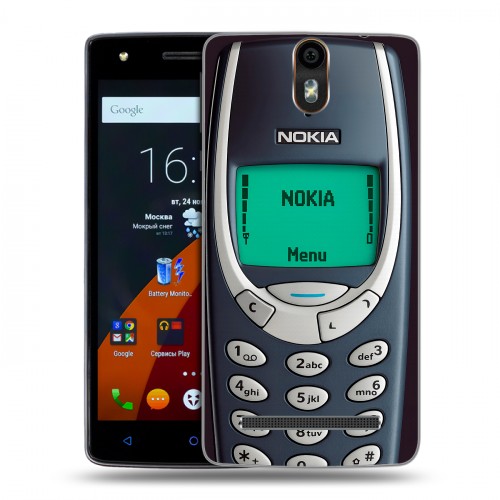 Дизайнерский силиконовый чехол для Wileyfox Storm Старый телефон