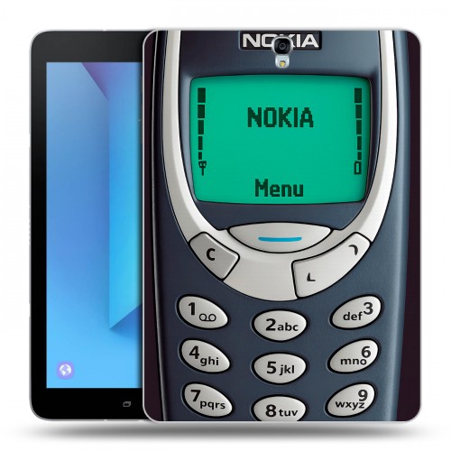 Дизайнерский силиконовый чехол для Samsung Galaxy Tab S3 Старый телефон