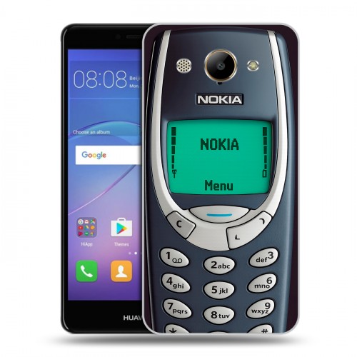 Дизайнерский пластиковый чехол для Huawei Y3 (2017) Старый телефон