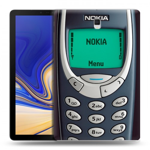 Дизайнерский силиконовый чехол для Samsung Galaxy Tab S4 Старый телефон