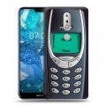 Дизайнерский пластиковый чехол для Nokia 7.1 Старый телефон