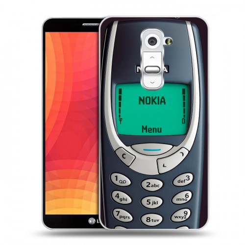 Дизайнерский пластиковый чехол для LG Optimus G2 Старый телефон