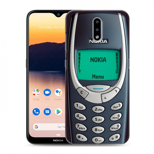 Дизайнерский силиконовый чехол для Nokia 2.3 Старый телефон