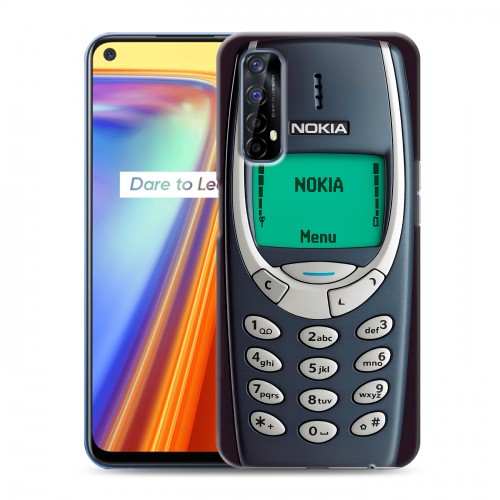 Дизайнерский силиконовый чехол для Realme 7 Старый телефон