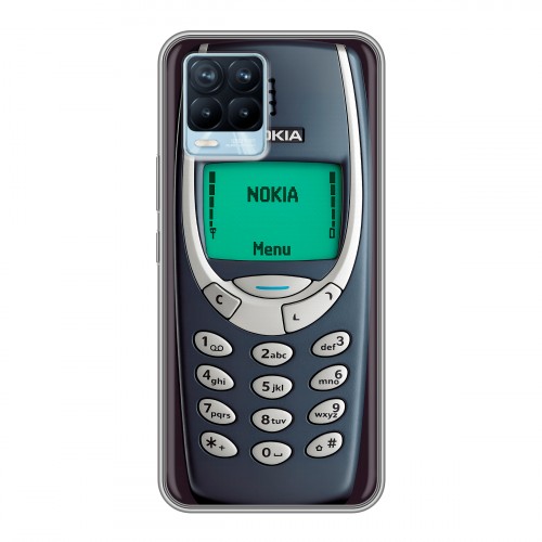 Дизайнерский силиконовый чехол для Realme 8 Старый телефон