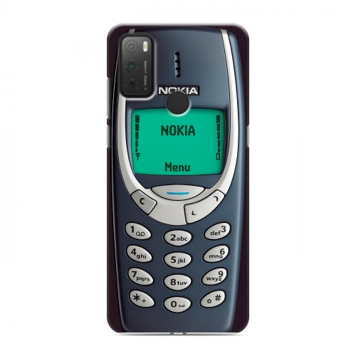 Дизайнерский силиконовый чехол для Alcatel 3L (2021) Старый телефон