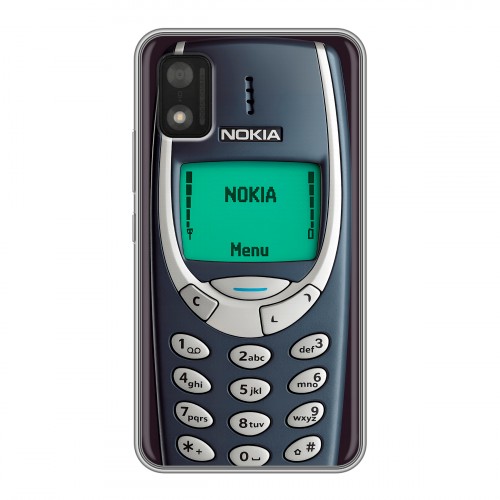 Дизайнерский силиконовый чехол для Itel A17 Старый телефон