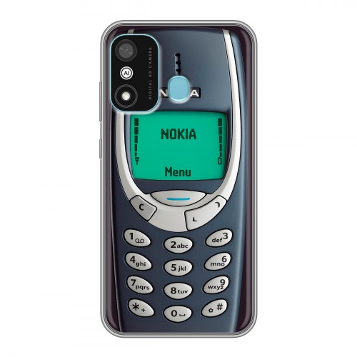 Дизайнерский силиконовый чехол для Itel A27 Старый телефон