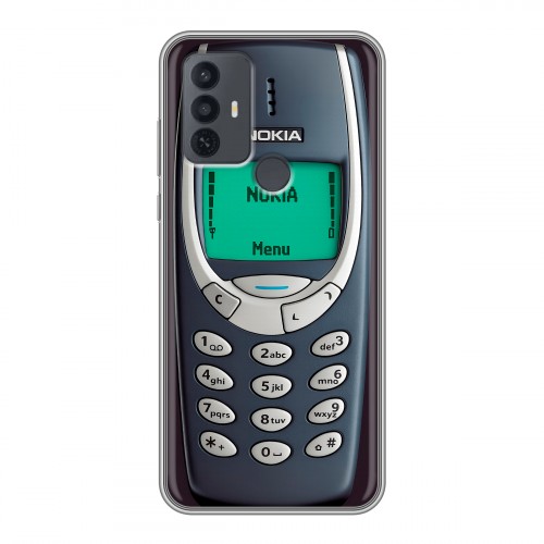 Дизайнерский силиконовый чехол для TCL 30E Старый телефон