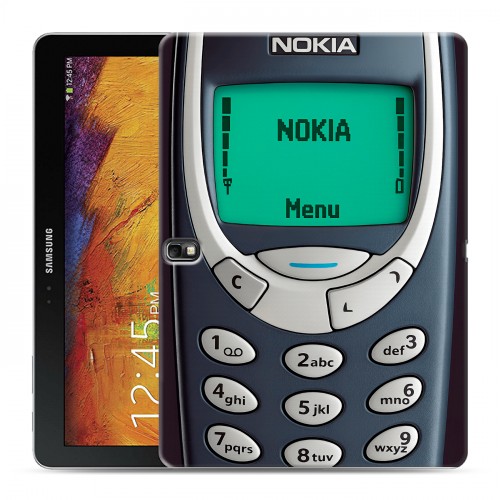 Дизайнерский силиконовый чехол для Samsung Galaxy Note 10.1 2014 editon Старый телефон