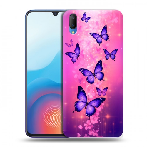 Дизайнерский пластиковый чехол для Vivo V11 Бабочки