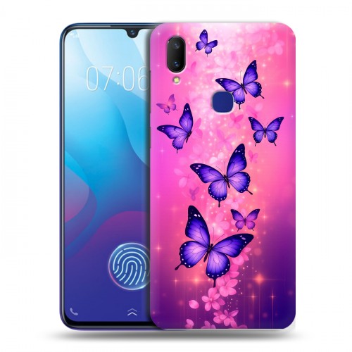 Дизайнерский пластиковый чехол для Vivo V11i Бабочки