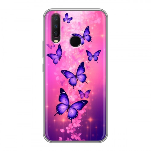 Дизайнерский силиконовый чехол для Vivo Y17 Бабочки