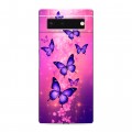 Дизайнерский силиконовый чехол для Google Pixel 6 Бабочки
