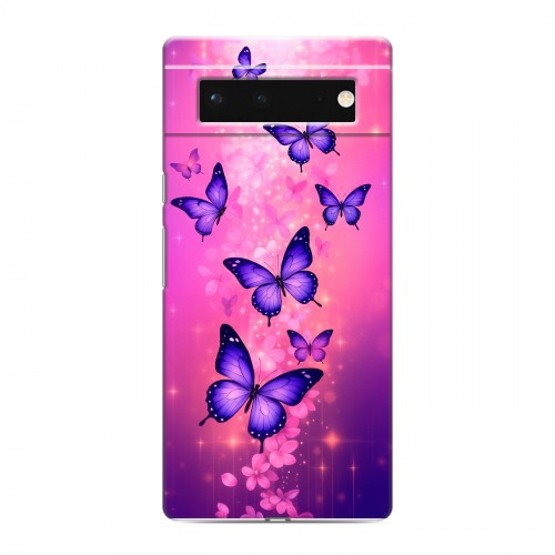 Дизайнерский силиконовый чехол для Google Pixel 6 Бабочки