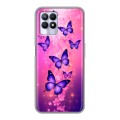 Дизайнерский силиконовый чехол для Realme 8i Бабочки