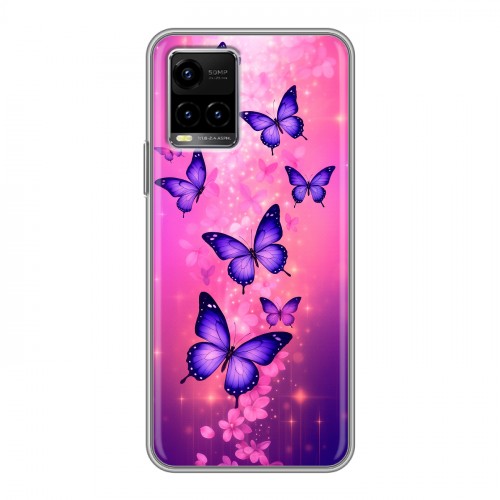 Дизайнерский силиконовый чехол для Vivo Y33s Бабочки