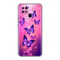 Дизайнерский силиконовый чехол для Xiaomi Redmi 10C Бабочки