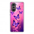 Дизайнерский силиконовый с усиленными углами чехол для Huawei Nova 10 Бабочки