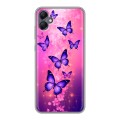 Дизайнерский силиконовый чехол для Samsung Galaxy A05 Бабочки
