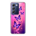 Дизайнерский силиконовый чехол для Vivo V30 Lite Бабочки