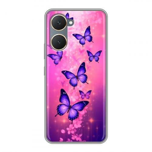 Дизайнерский силиконовый чехол для Vivo Y03 Бабочки