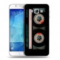 Дизайнерский пластиковый чехол для Samsung Galaxy A8 Кассета