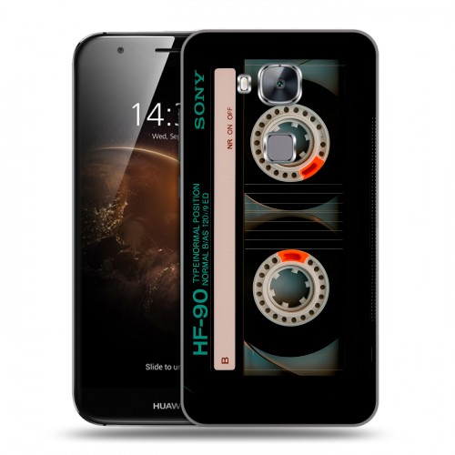 Дизайнерский пластиковый чехол для Huawei G8 Кассета