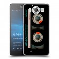 Дизайнерский пластиковый чехол для Microsoft Lumia 950 Кассета