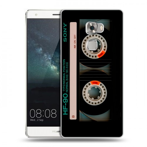 Дизайнерский пластиковый чехол для Huawei Mate S Кассета