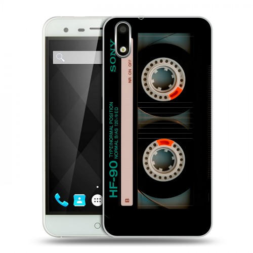 Дизайнерский пластиковый чехол для Ulefone Paris Кассета