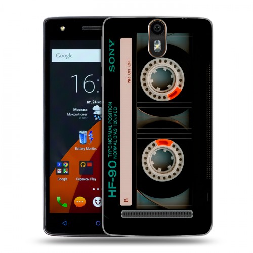 Дизайнерский силиконовый чехол для Wileyfox Storm Кассета