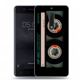 Дизайнерский пластиковый чехол для Nokia 5 Кассета