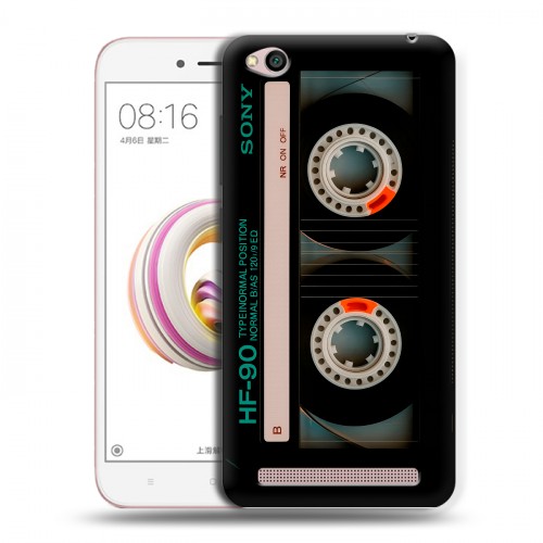 Дизайнерский пластиковый чехол для Xiaomi RedMi 5A Кассета