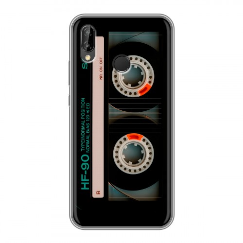 Дизайнерский силиконовый чехол для Huawei P20 Lite Кассета