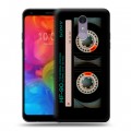 Дизайнерский пластиковый чехол для LG Q7 Кассета