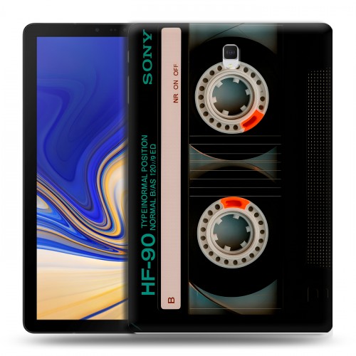 Дизайнерский силиконовый чехол для Samsung Galaxy Tab S4 Кассета
