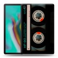 Дизайнерский силиконовый чехол для Samsung Galaxy Tab S5e Кассета