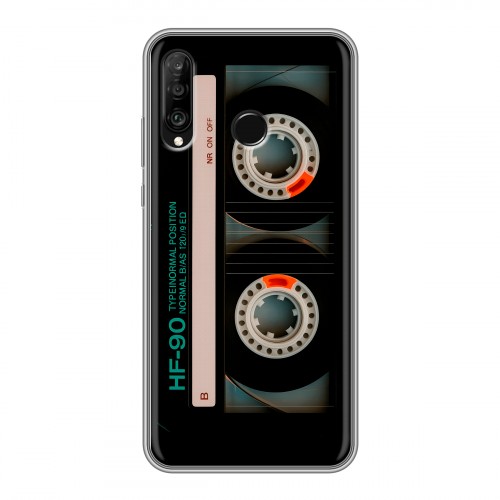 Дизайнерский силиконовый чехол для Huawei P30 Lite Кассета