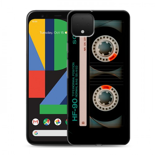 Дизайнерский пластиковый чехол для Google Pixel 4 Кассета