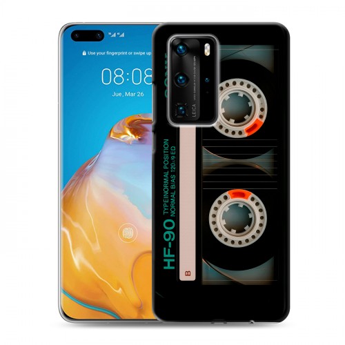 Дизайнерский пластиковый чехол для Huawei P40 Pro Кассета