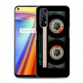 Дизайнерский силиконовый чехол для Realme 7 Кассета