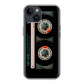 Дизайнерский силиконовый чехол для Iphone 14 Кассета
