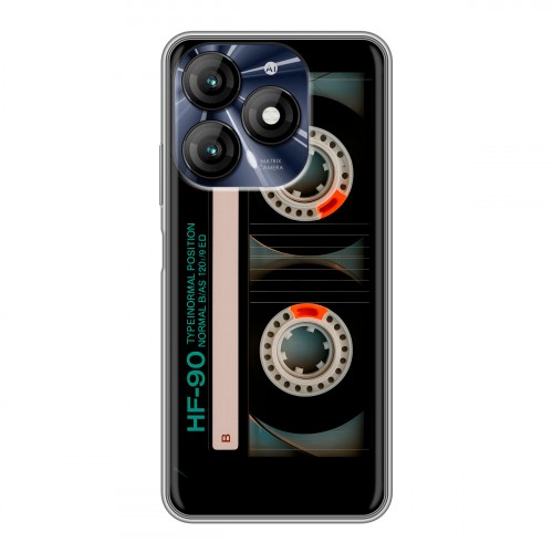 Дизайнерский силиконовый чехол для Itel A70 Кассета