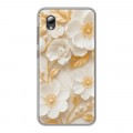 Дизайнерский силиконовый чехол для ZTE Blade A3 (2019) Цветы