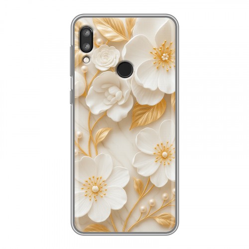 Дизайнерский силиконовый чехол для Lenovo K5 Pro Цветы