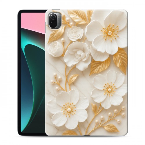 Дизайнерский силиконовый чехол для Xiaomi Pad 5 Цветы